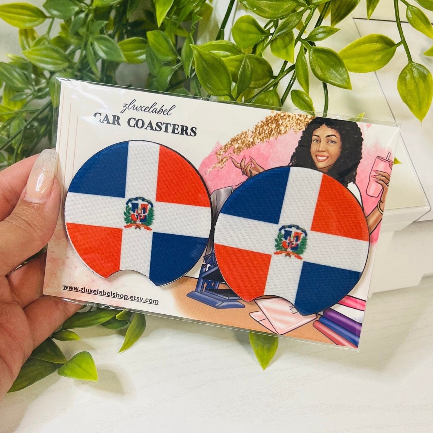 Flag Car Coasters