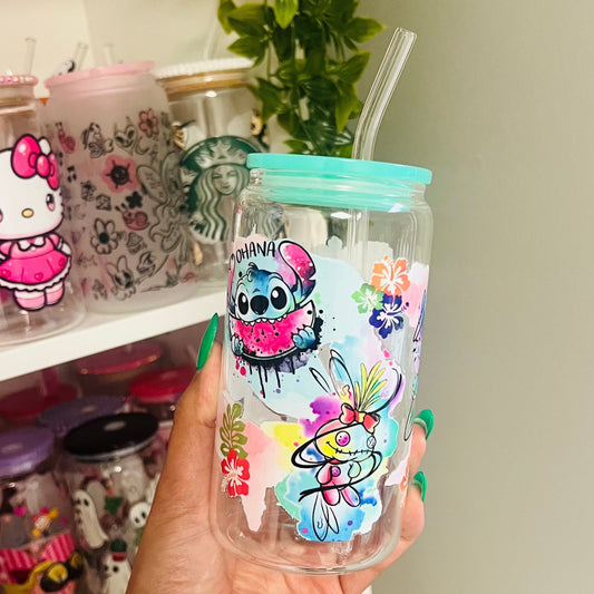 Stitch Glass Cup